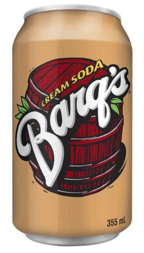 Barqs Cream Soda 2 x 355ml - Discontinued in Canada {Imported from Canada}