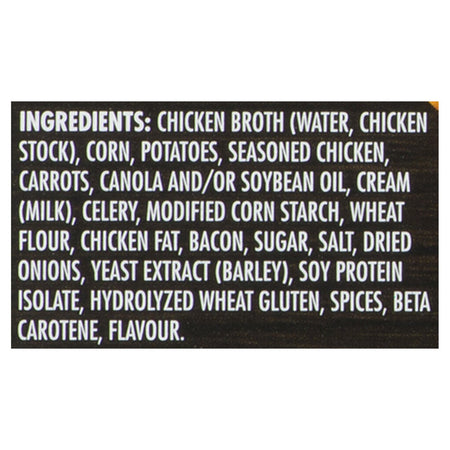 Campbell's Chunky Chicken Corn Chowder Soup, 540ml/18.3 oz. (Canadian)