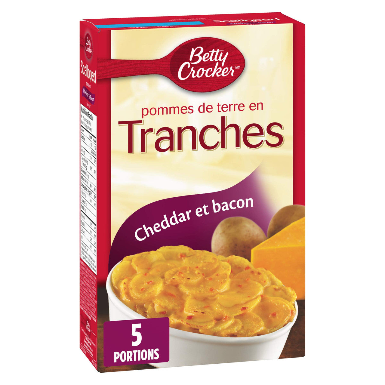 Betty Crocker Cheddar Bacon Scalloped Potatoes, 148g/5.2oz (Imported from Canada)