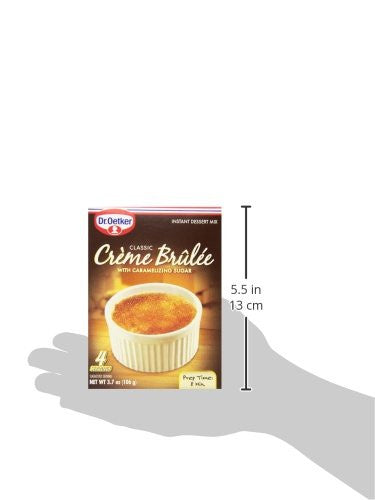 Dr Oetker European Gourmet Bakery Classic Creme Brulee, 106g/3.7 oz {Imported from Canada}