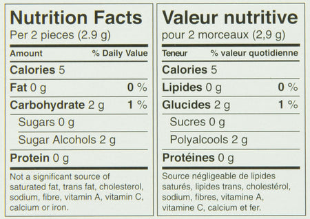 Excel Sugar-Free Gum, Winterfresh, 12 Count {Imported from Canada}