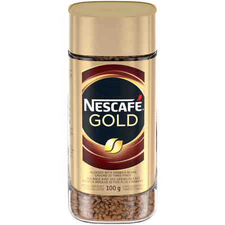 NESCAFE Gold Instant & Roast & Ground Coffee, 100g/3.5oz., Jar, {Imported from Canada}