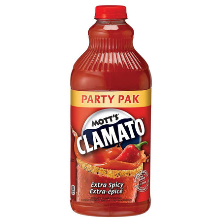 Motts Clamato Extra Spicy Party Pak 2.54L {Imported from Canada}