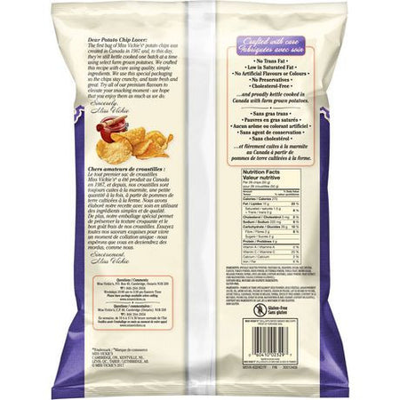 Miss Vickie's Kettle Cooked Applewood Smoked BBQ Potato Chips 220g {Canadian}