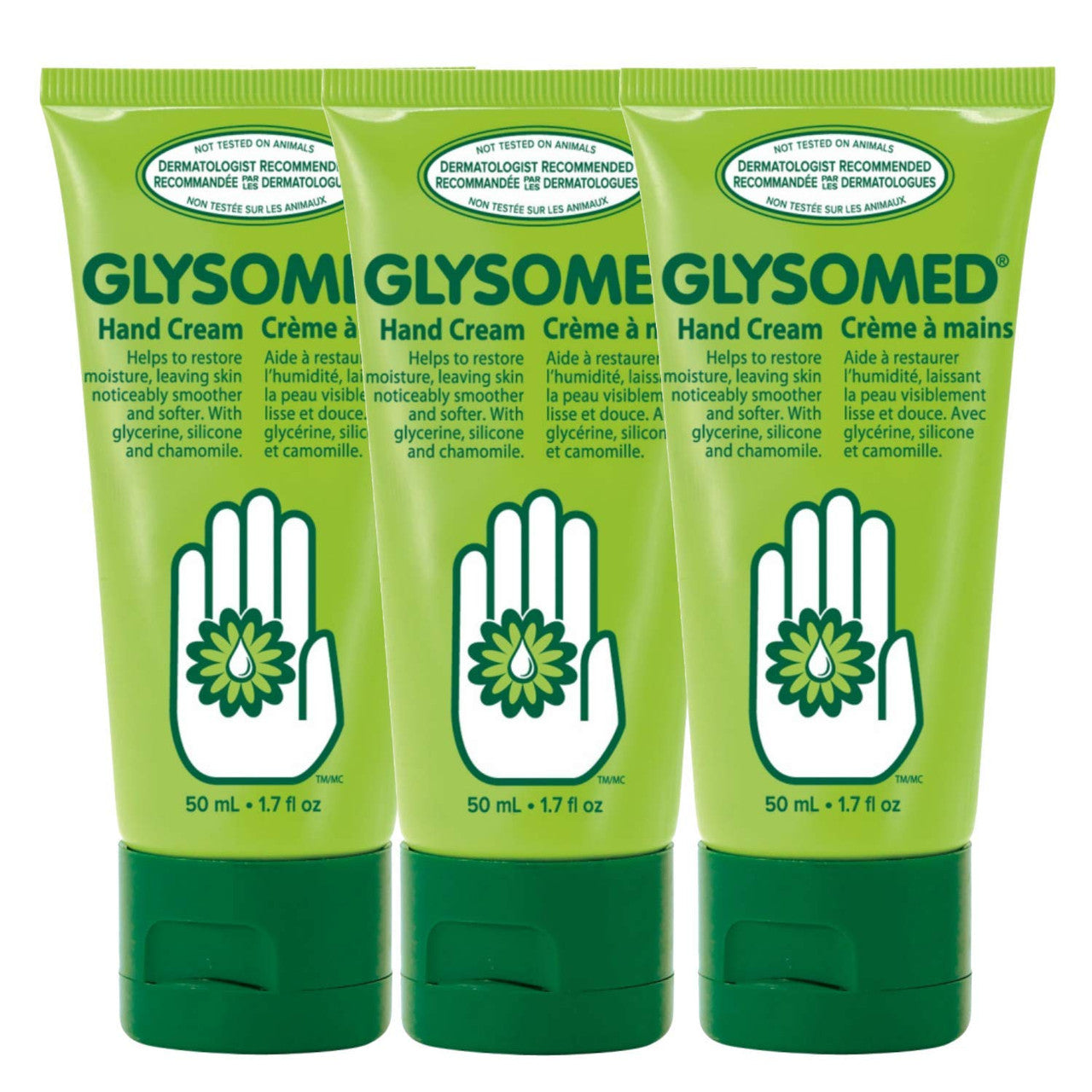 Glysomed Hand Cream Trio Pack (3 x Glysomed Hand Cream Mini Travel Size Tube 50mL / 1.7 fl oz)