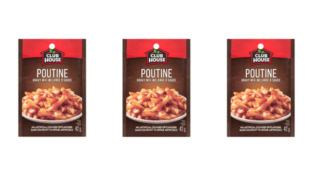 Club House Poutine Gravy Mix 42g (3 Pack) {Imported from Canada}