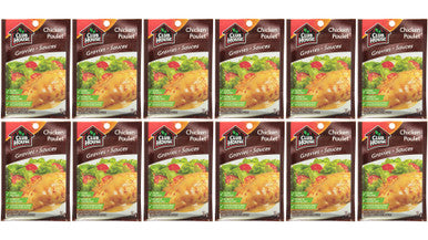 Club House Chicken Gravy Mix, (25g/1oz.,) 12 pack {Imported from Canada}