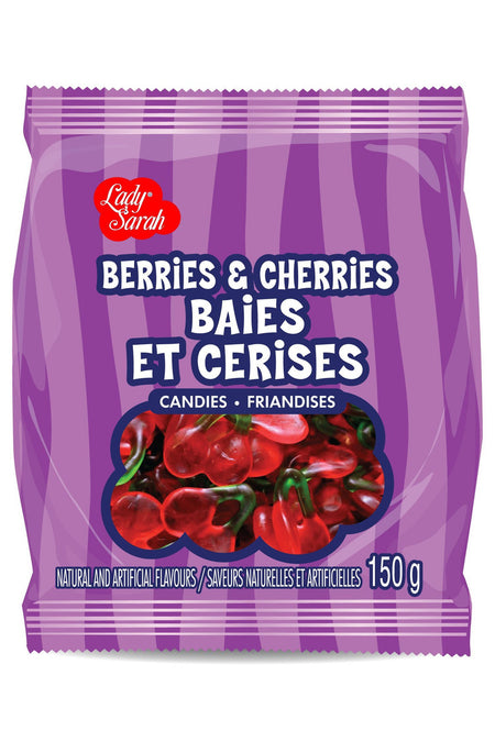 Lady Sarah Berries & Cherries, 150g/5.3oz., {Imported from Canada}