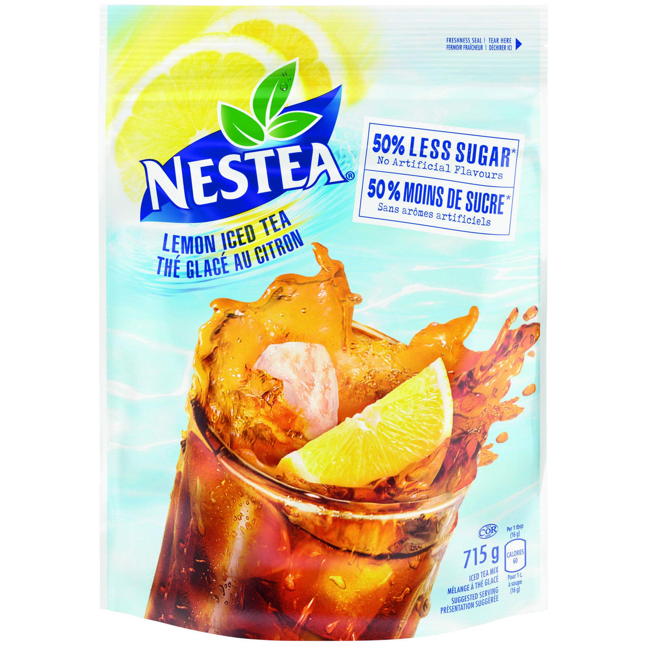 NESTEA Lemon Iced Tea Mix, 715g/25.2 oz., Pouch {Imported from Canada}