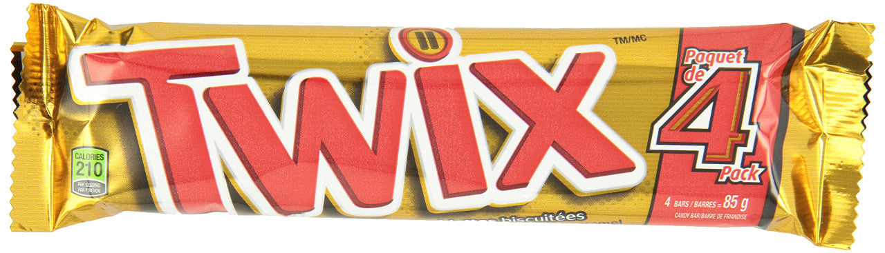 Twix Cookie Bar 2-Piece King Size, 85g/3 oz. per bar, 24-Count {Imported from Canada}
