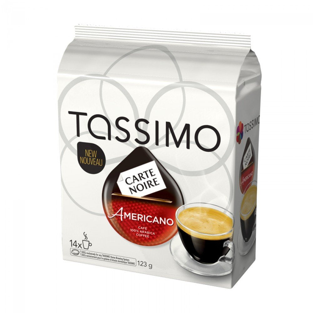Tassimo Carte Noire Americano 114g, 14-t Discs {Imported from Canada}