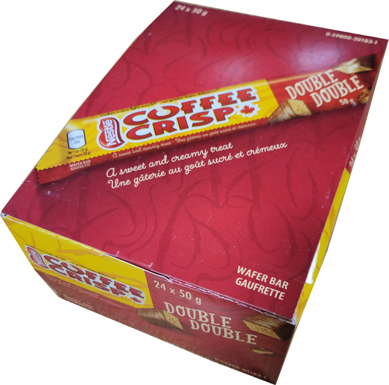 Nestle Coffee Crisp Double Double Chocolate Bars, (24ct), 50g/1.8 oz., {Imported from Canada}