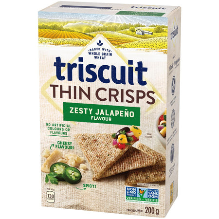 Triscuit Thin Crisps Zesty Jalapeno angle