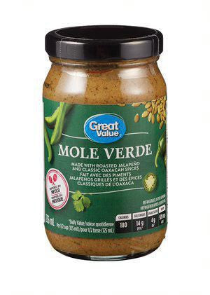 Great Value Mole Verde, 236ml/8 fl. oz., {Imported from Canada}