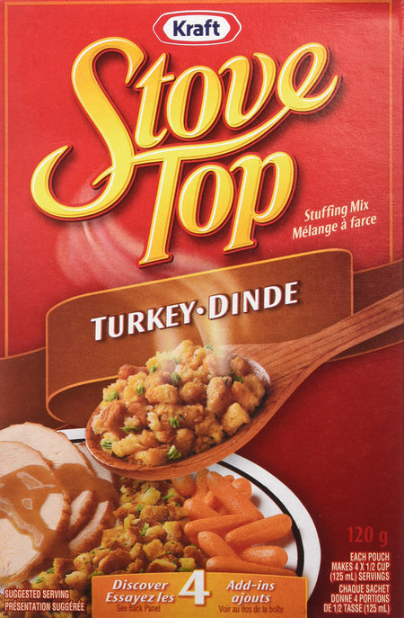 Kraft, Stove Top Stuffing Mix, Turkey, 120g/4.2oz., {Imported from Canada}