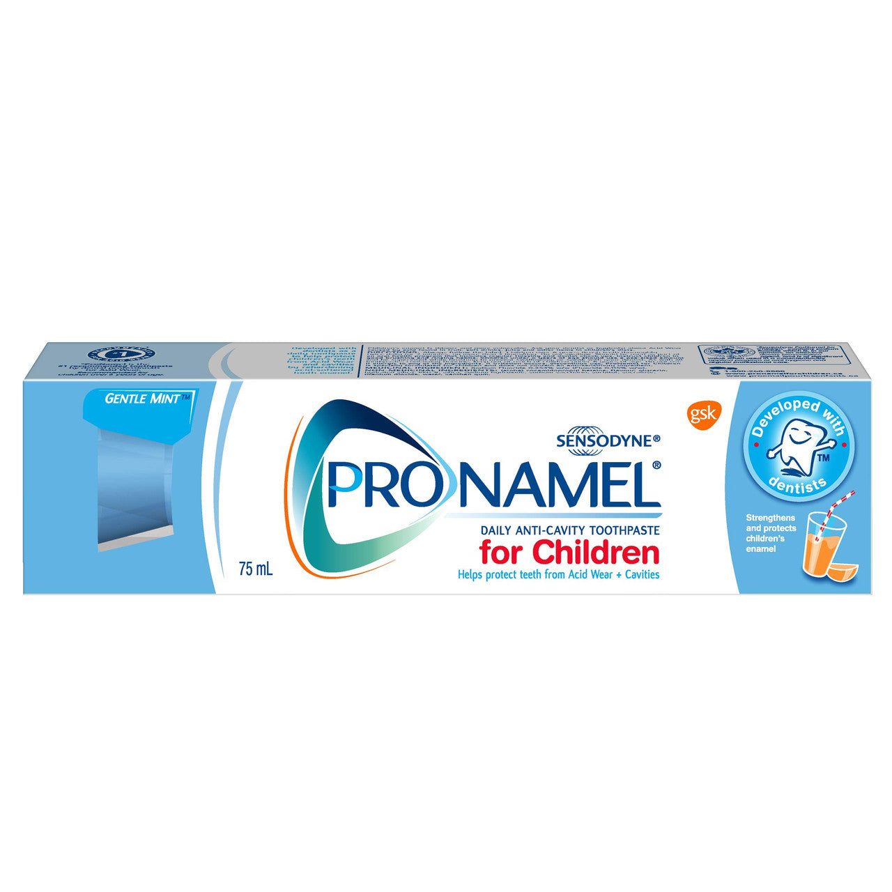 Sensodyne ProNamel Children Anti-Cavity Toothpaste, 75ml, {Imported from Canada}