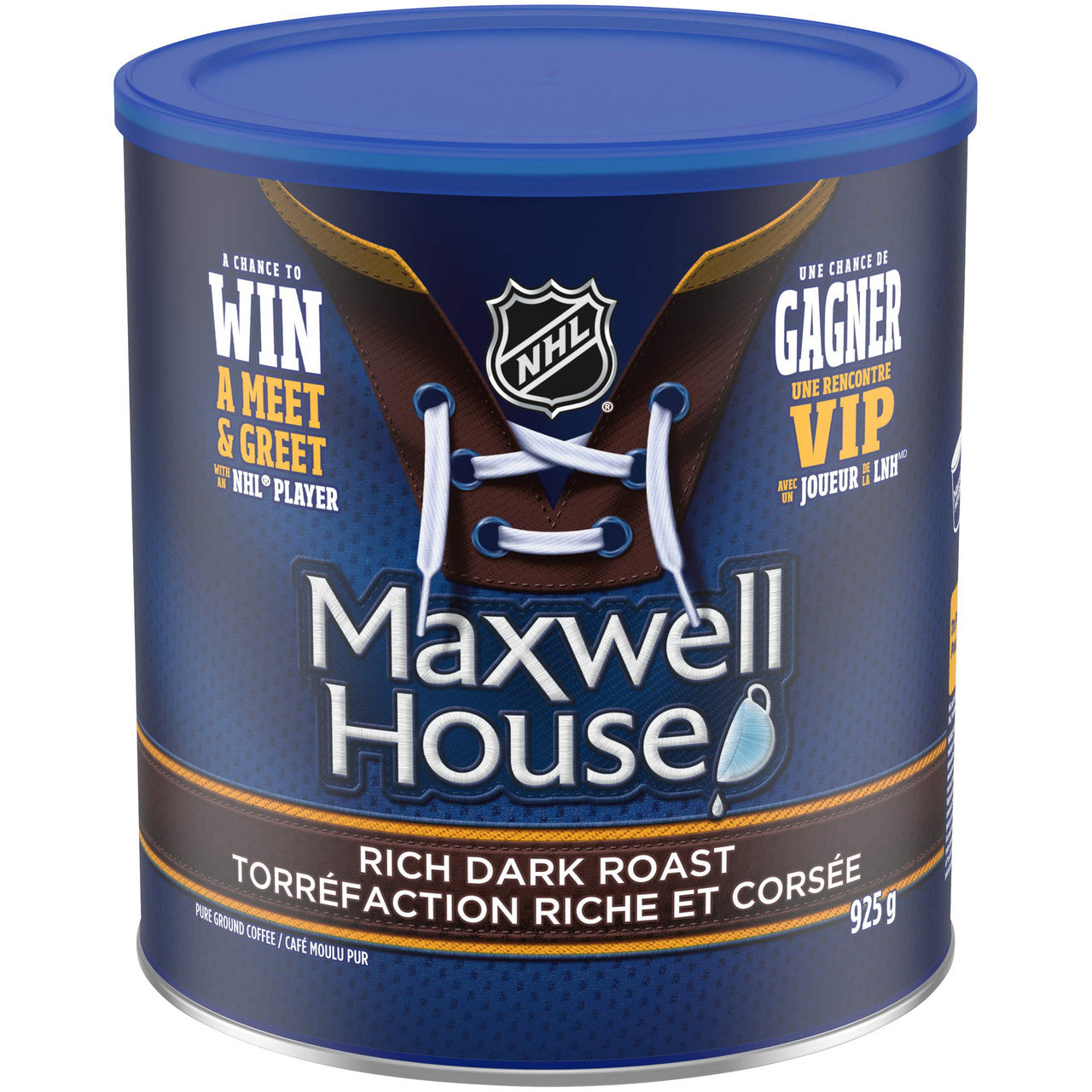 Maxwell House Rich Dark Roast Ground Coffee 925g/32.6oz. (Imported from Canada)