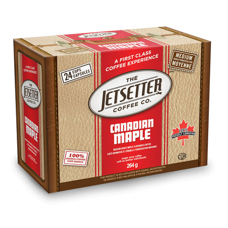 Jetsetter Coffee Company Canadian Maple, 24 Count, Keurig, {Imported from Canada}