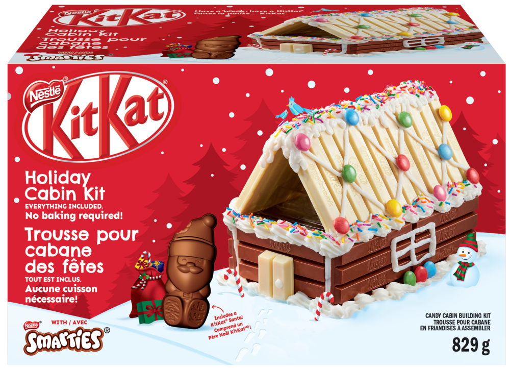 Nestle Kit Kat Cabin Building Kit, 829g/1.8 lbs. {Imported from Canada}