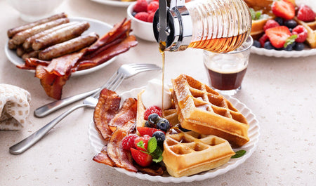 Decacer Pure Maple Syrup, Canada #1 Medium On Waffles