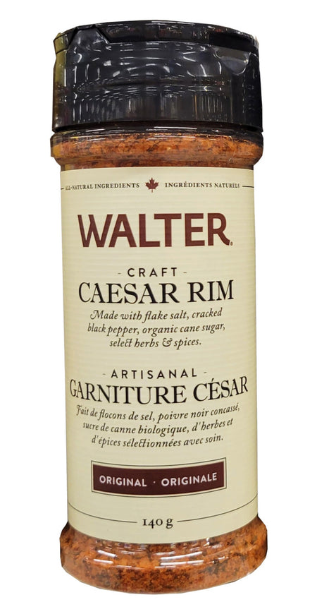 Walter Craft Caesar Rim, Original, 140g/5 oz., Shaker {Imported from Canada}