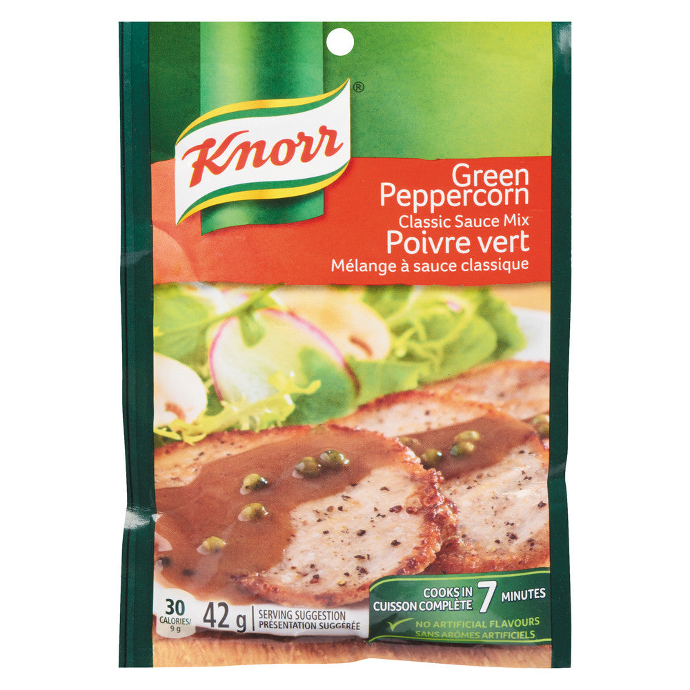 Knorr Classic Sauce Mix, Green Peppercorn, 42 Grams/1.5 Ounces - 3 Pack