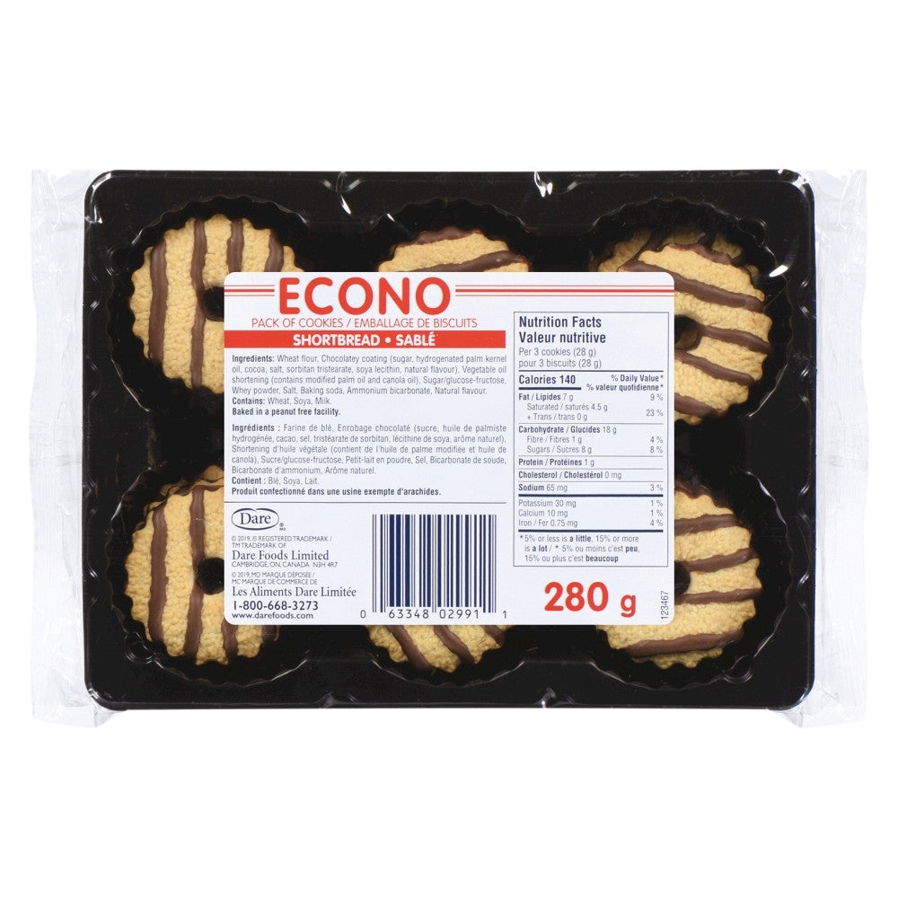 Dare, Econo Pack of Cookies, Shortbread, 280g/9.8 oz. {Imported from Canada}