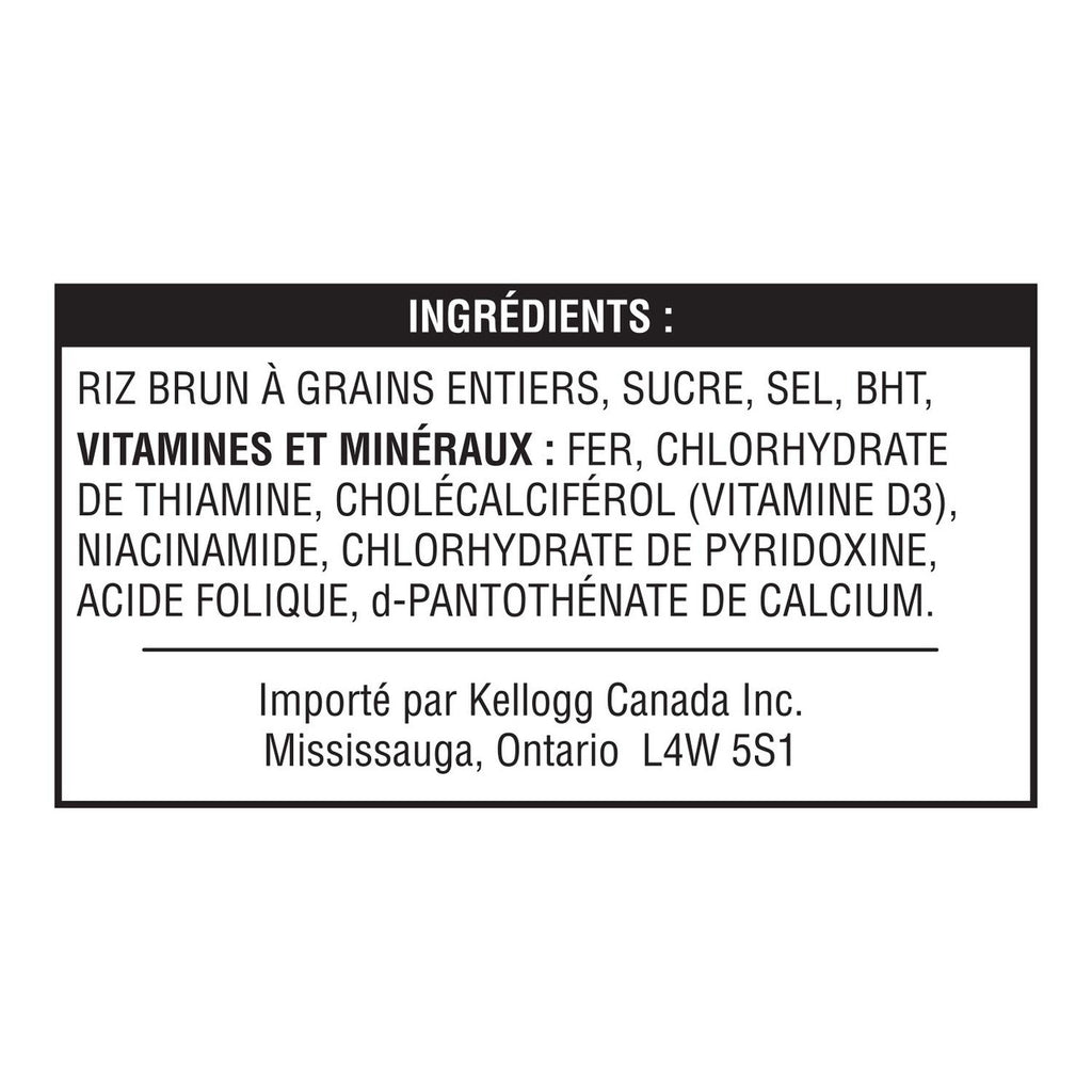 Kellogg's Rice Krispies Gluten Free Cereal 340g/11.99oz. (Imported from Canada)