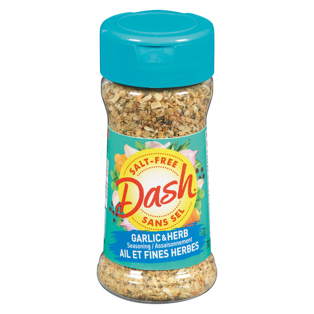 Dash Salt-Free Garlic & Herb Seasoning, 70g/2.4 oz., Bottle {Imported from Canada}