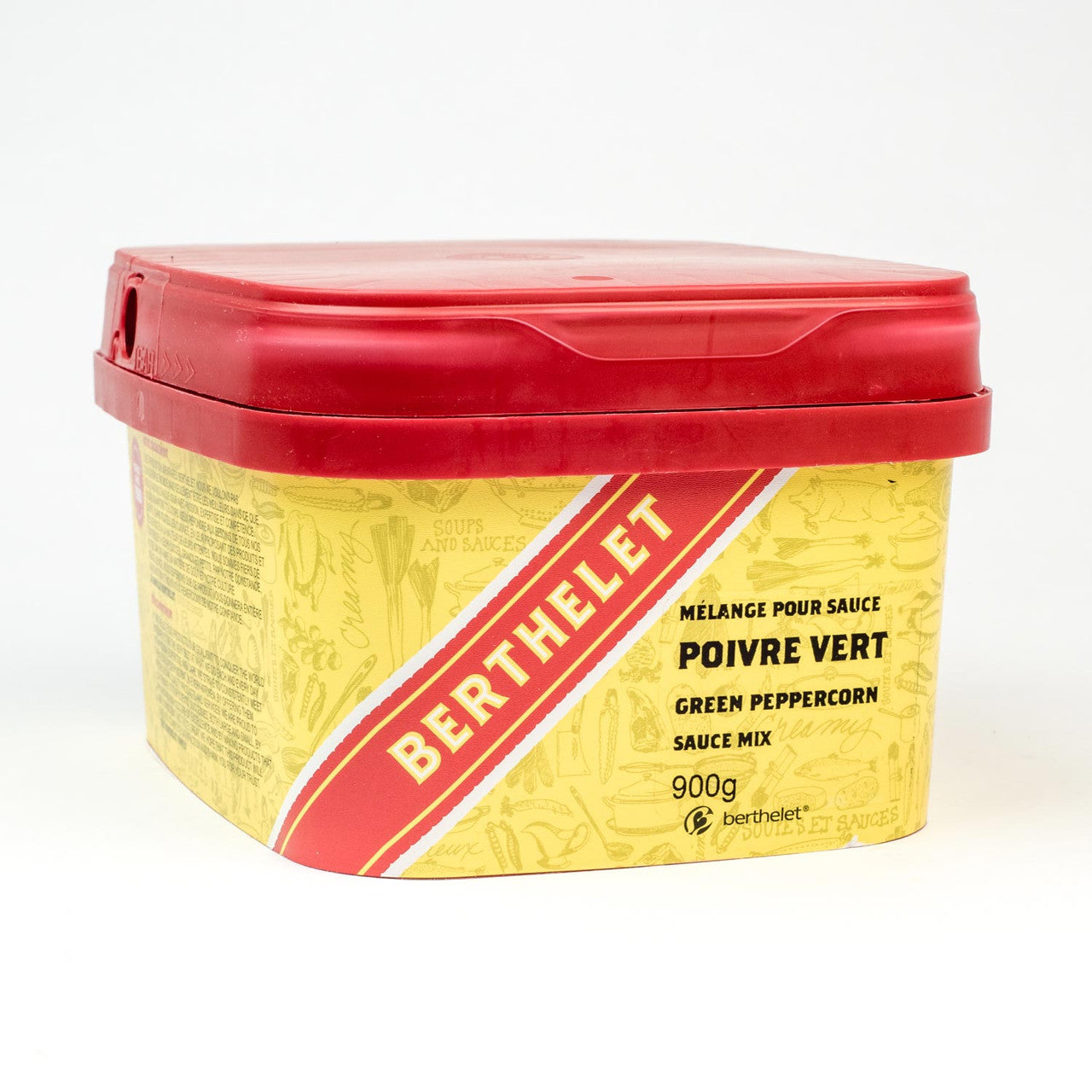 Berthelet Green Peppercorn Sauce Mix, 900g/2 lbs. Box {Imported from Canada}