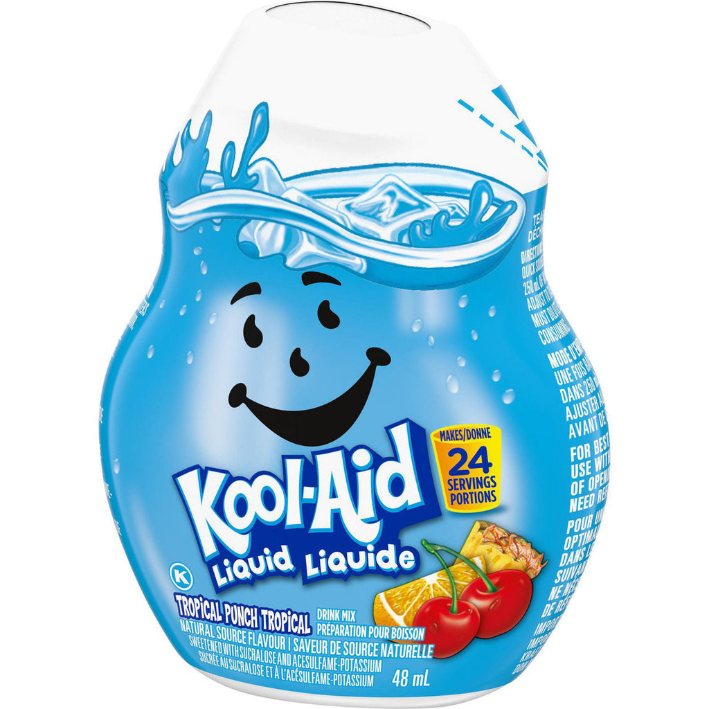 Kool-Aid Tropical Punch Liquid Drink Mix, 48mL/1.6 fl. oz., {Imported from Canada}