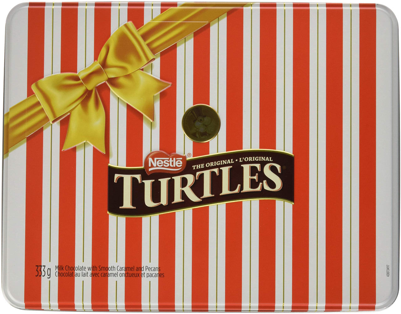 Nestle Turtles Original; Limited Edition; 333g/11.7oz., Tin (Imported from Canada)