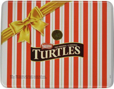 Nestle Turtles Original; Limited Edition; 333g/11.7oz., Tin (Imported from Canada)