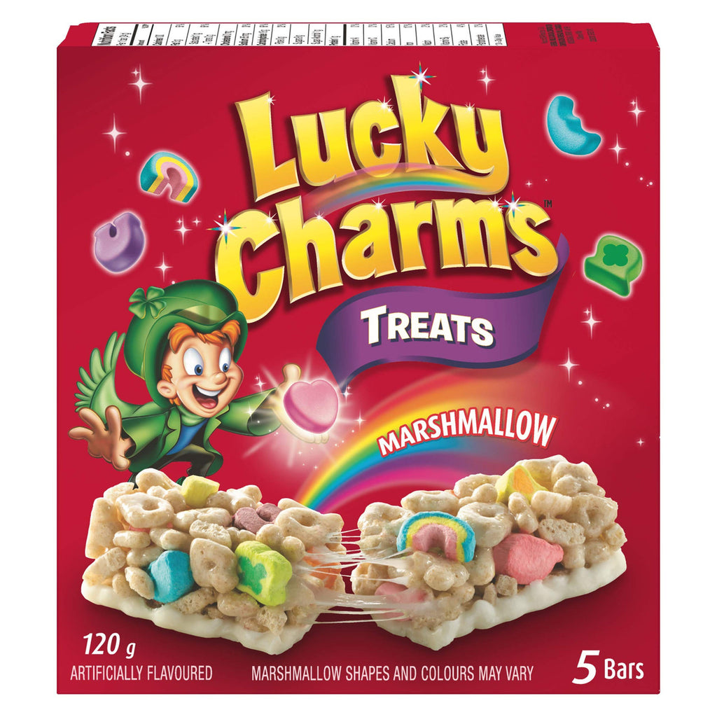 Lucky Charms Treats Bars, 5-Count, 120 Gram {Imported from Canada}