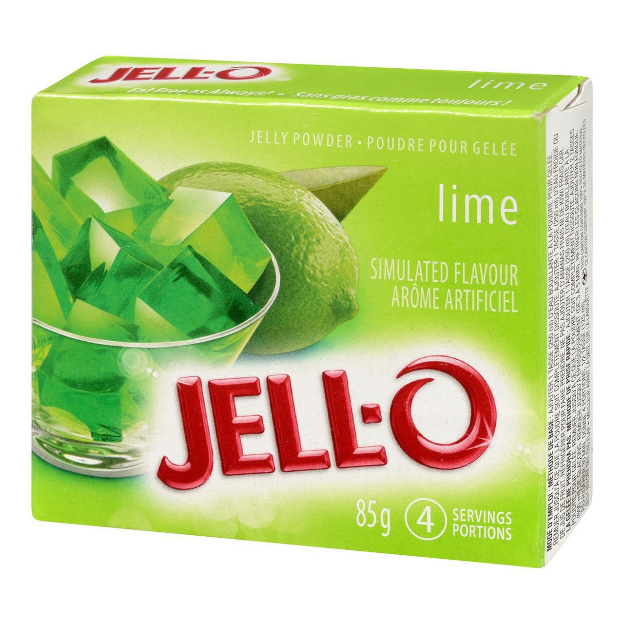 Jell-O  Lime Jelly Powder, 85g/3 oz. Packet {Imported from Canada}