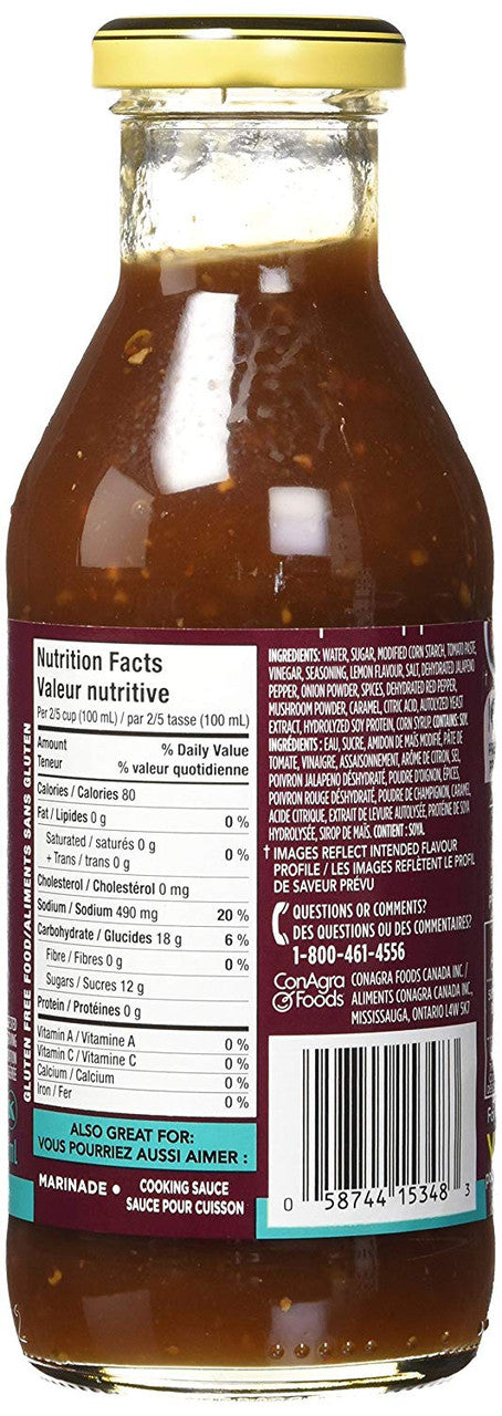 VH Szechwan Stir-Fry Sauce, 355ml/12oz., Jar, {Imported from Canada}