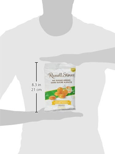 Russell Stover, Butterscotch No Sugar Added Hard Candies, Bag, 150g/5.3oz., {Imported from Canada}