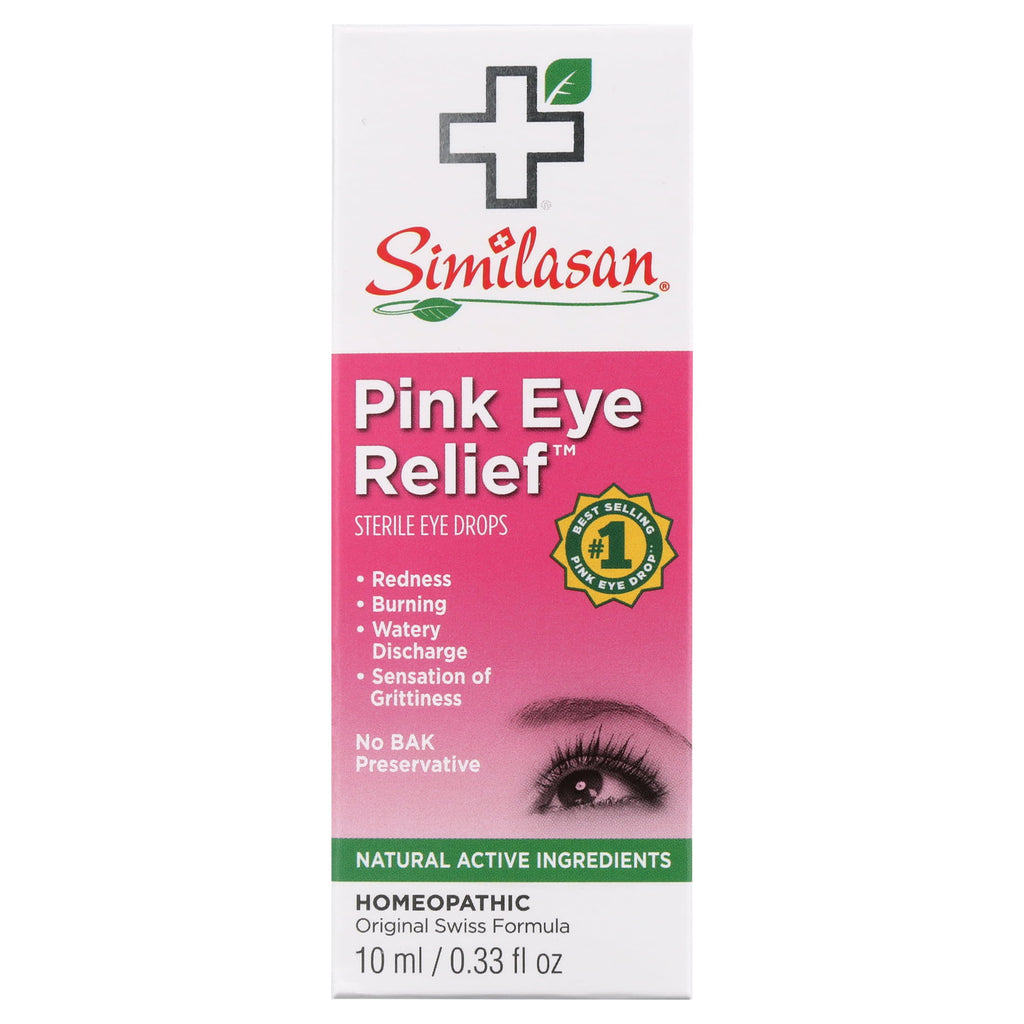 Similasan Pink Eye Relief, Homeopathic Medicine, 10mL Bottle {Imported from Canada}