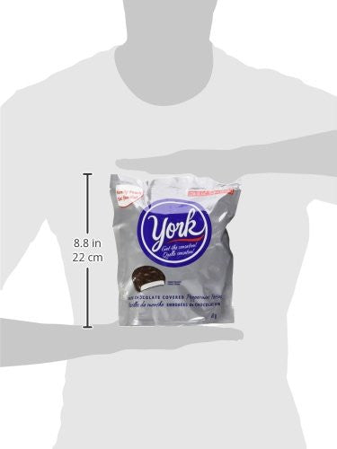 YORK Dark Chocolate Peppermint Patties, 400g/14oz. (Imported from Canada)