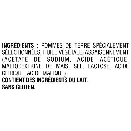 Lay's Wavy Salt & Vinegar potato chips, 220g/7.8oz. (Imported from Canada)