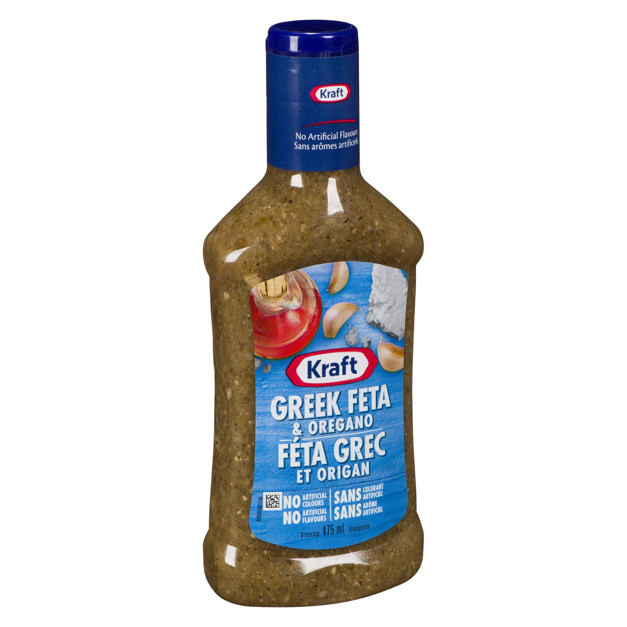 Kraft Greek Feta & Oregano Salad Dressing, 475mL/16oz. Bottle (Imported from Canada)