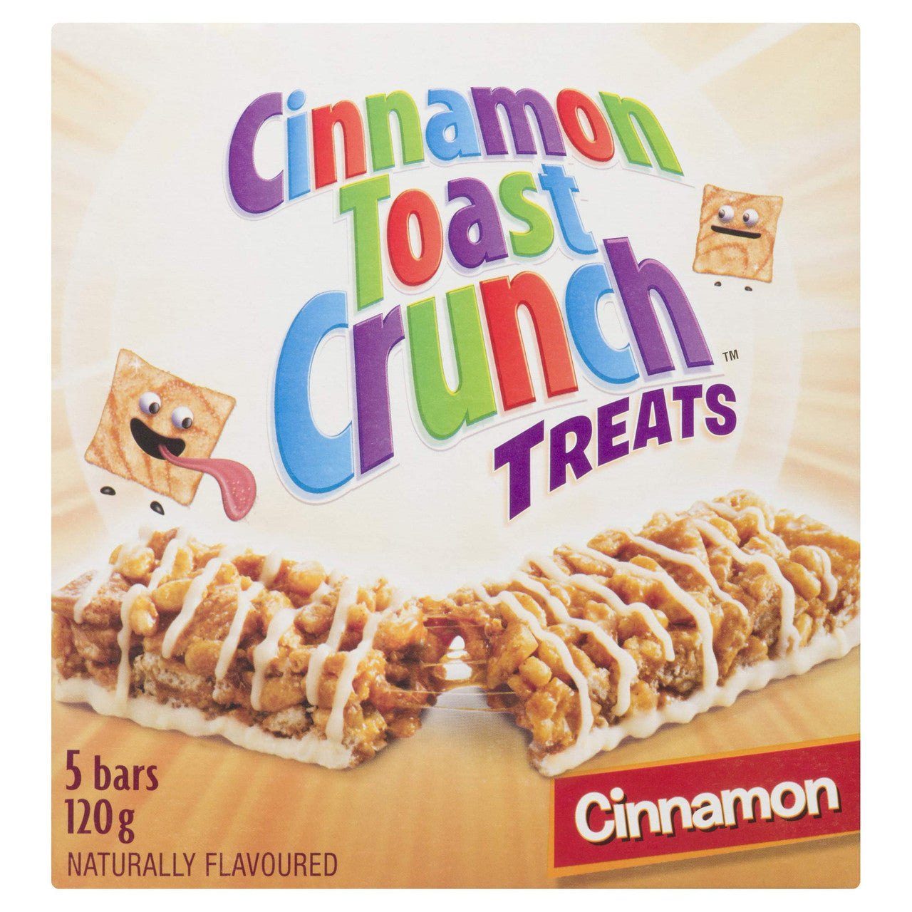 Cinnamon Toast Crunch Treats, 5ct, 120g/4.23oz  {Imported from Canada}