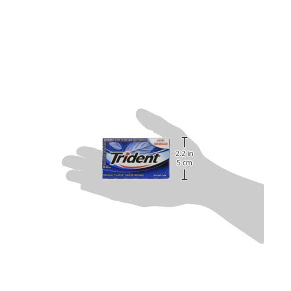 Trident Original Chewing Gum, 12 Pack (14 Pieces Each) ( Pack of 3) {Imported from Canada}