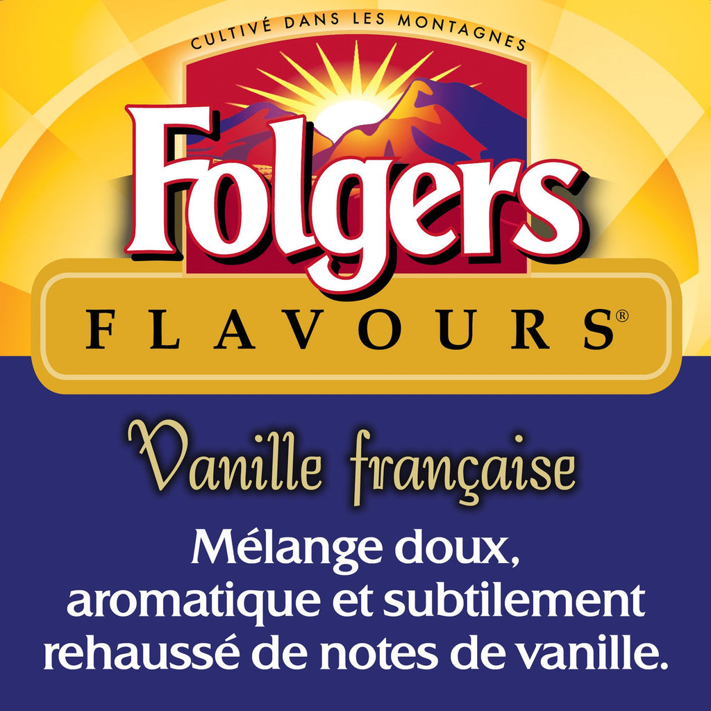 Folgers French Vanilla Coffee (326g / 11.5oz) (Imported from Canada)