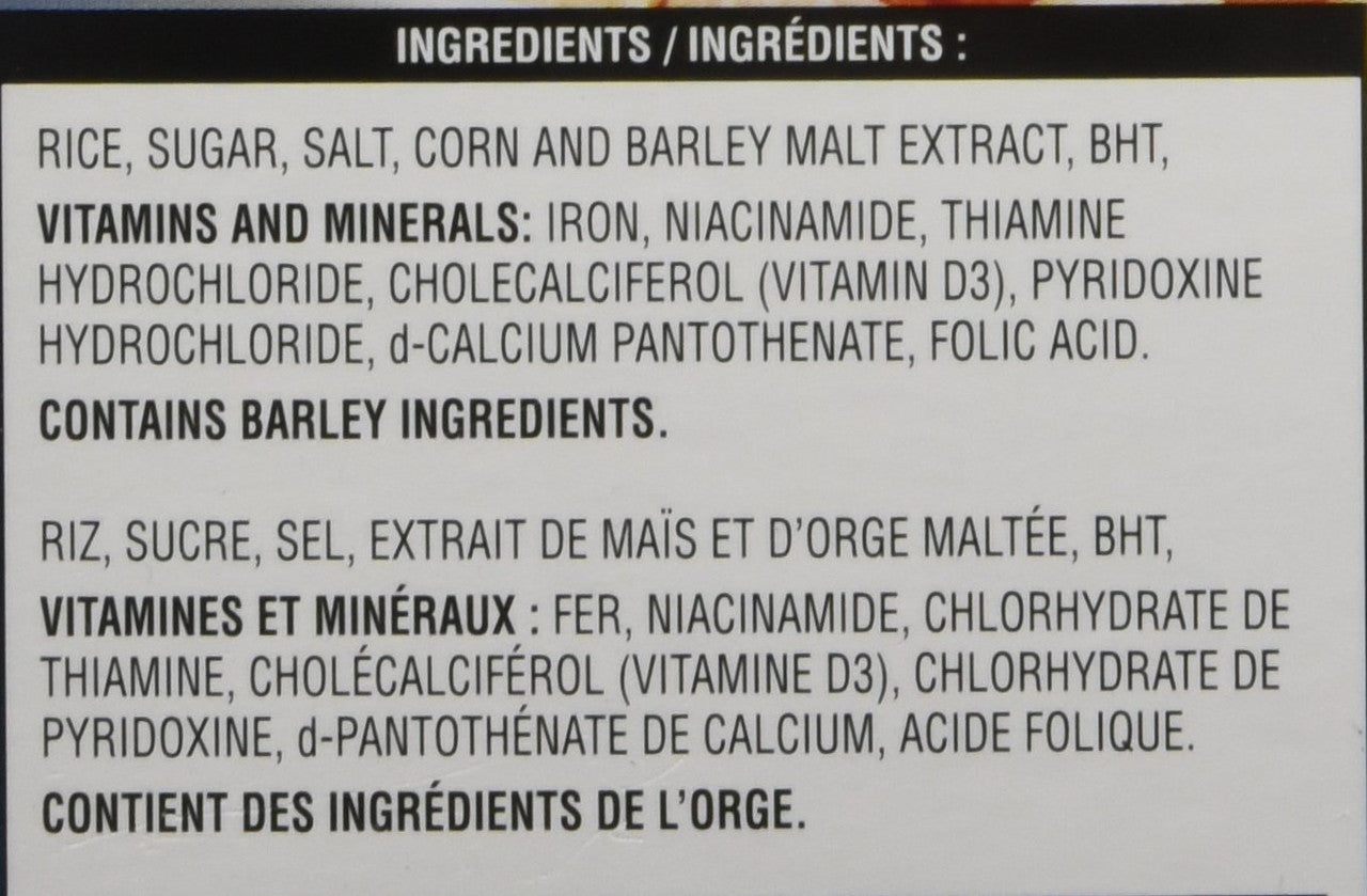 Kellogg's Rice Krispies Cereal,  1.12kg/39.50oz (Jumbo Size) {Canadian}