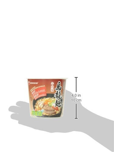 Nongshim Beef Cup Noodle Soup, 75g/2.64oz {Imported from Canada}