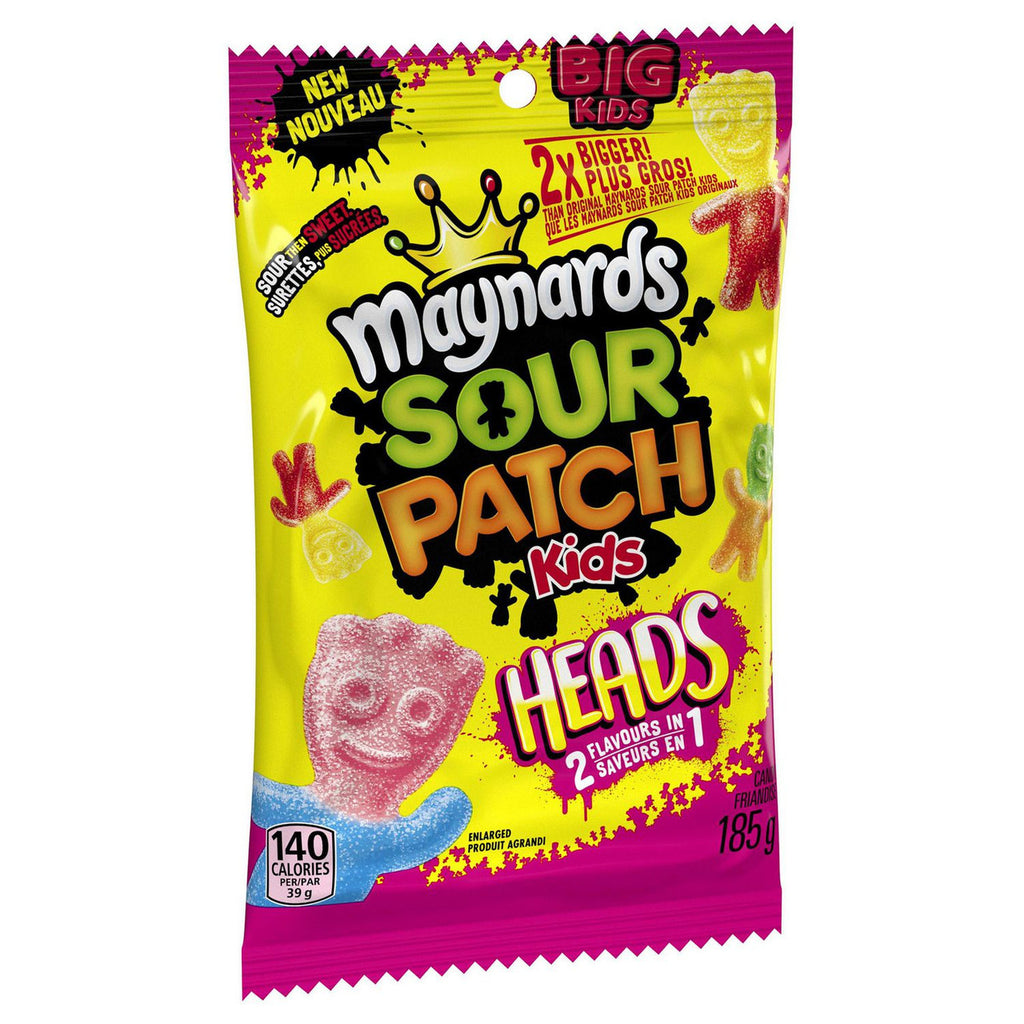 Maynards Sour Patch Kids Heads Candy, 185g/6.5oz., {Imported from Canada}