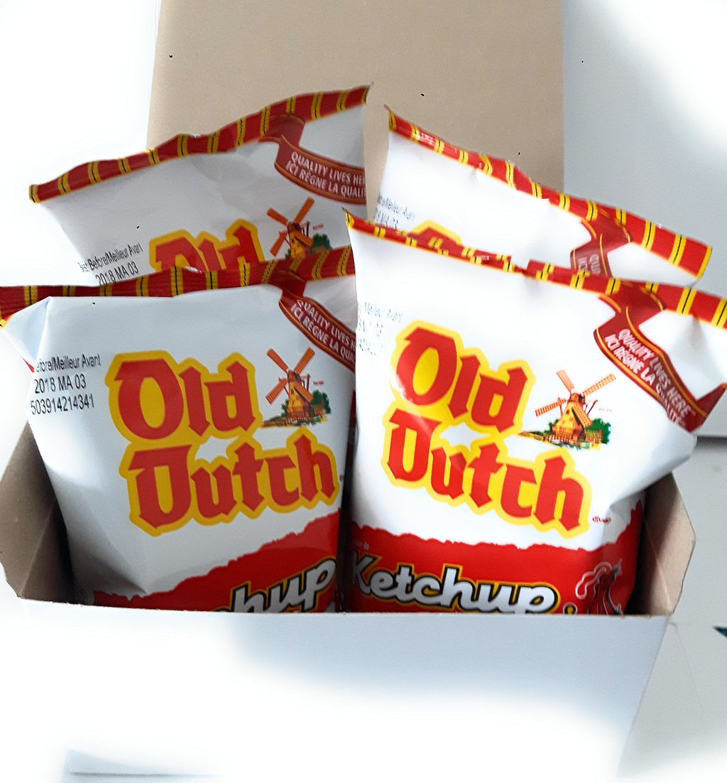 Old Dutch ketchup potato chips ~ 4 bags/40g {Imported from Canada}