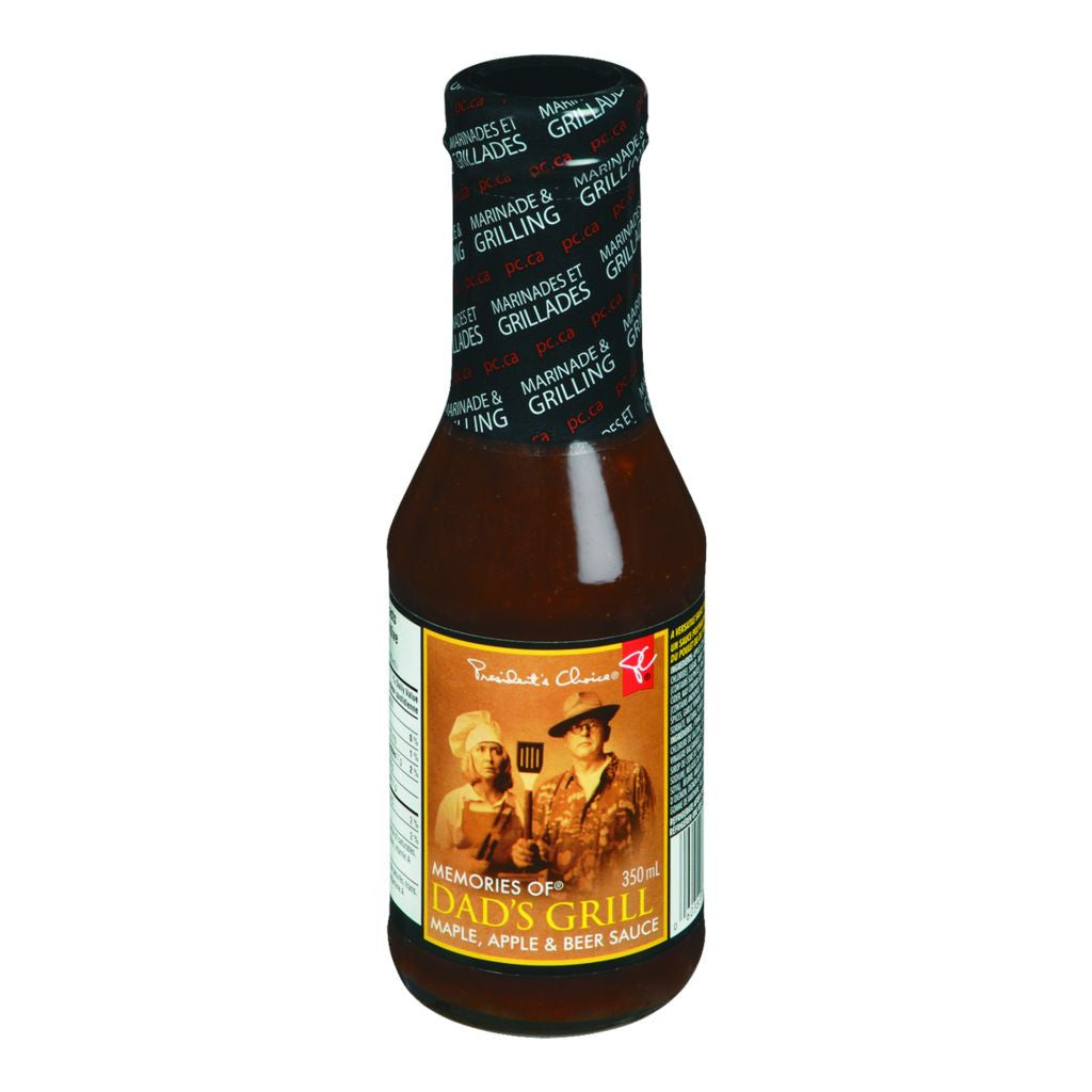 PC MEMORIES OF Dad's Grill, Maple, Apple & Beer Sauce 350ml/11.8 oz {Imported from Canada}