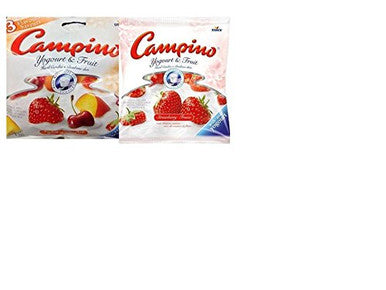 Campino Yogurt and Fruit 2 pack 2 flavours (120g bags x 2 bags) {Imported from Canada}